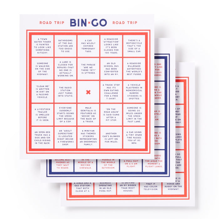 Bin-Go Survive A Vacation Bingo Book
