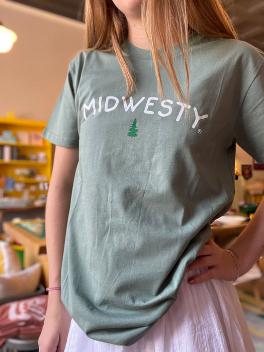 Midwesty Tee in Sage