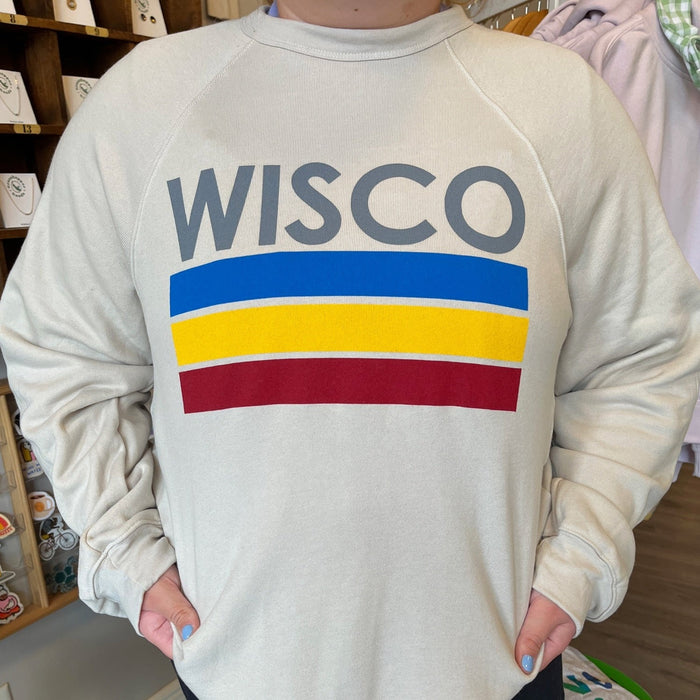 Wisco Crewneck Sweatshirt in Dust