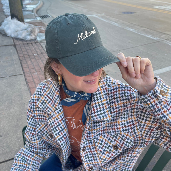 Embroidered Midwest Dad Hat