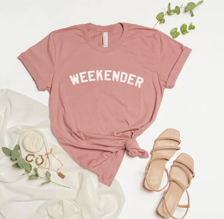 Weekender T-Shirt in Heather Mauve
