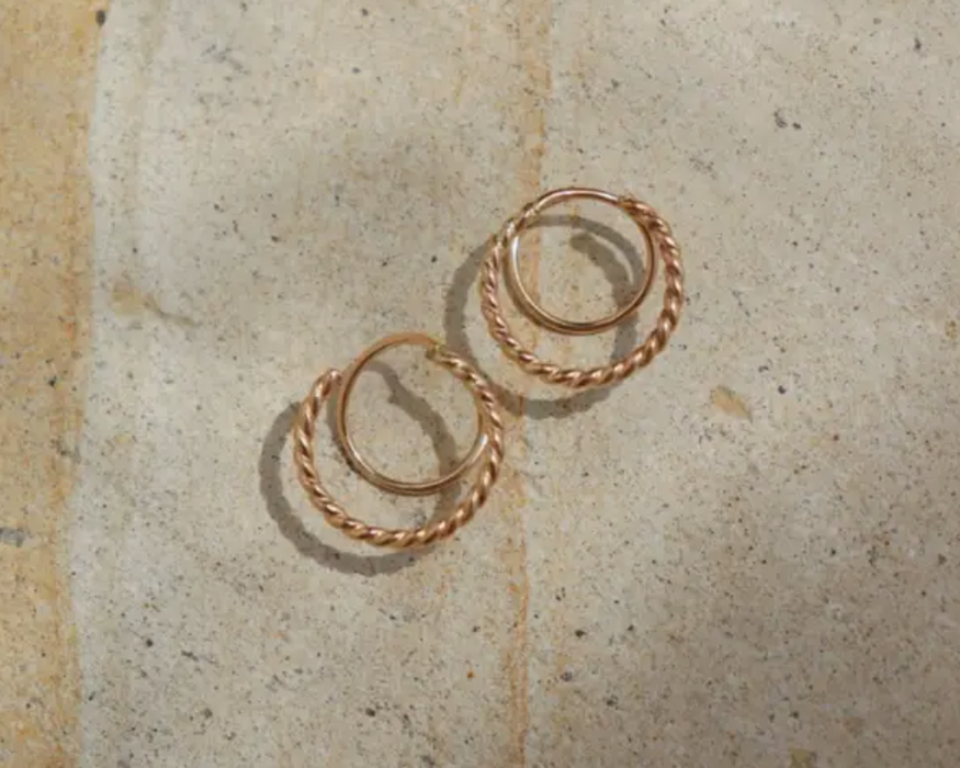 Spiral Twist Earrings