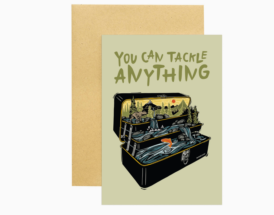 Tackle Anything Greeting Card