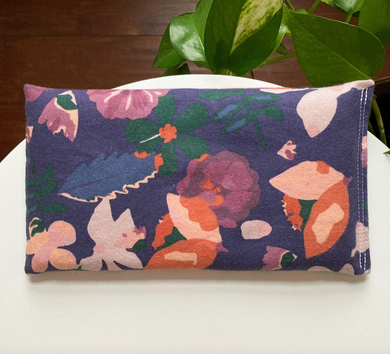 Weighted Lavender Mini Pillow - Purple Floral