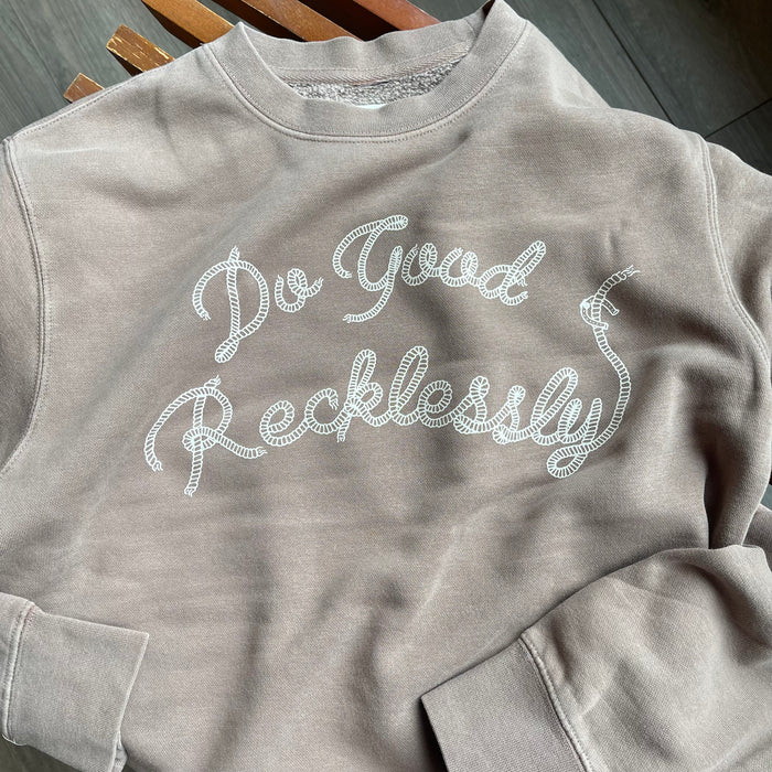 Do Good Recklessly Sweatshirt In Clay