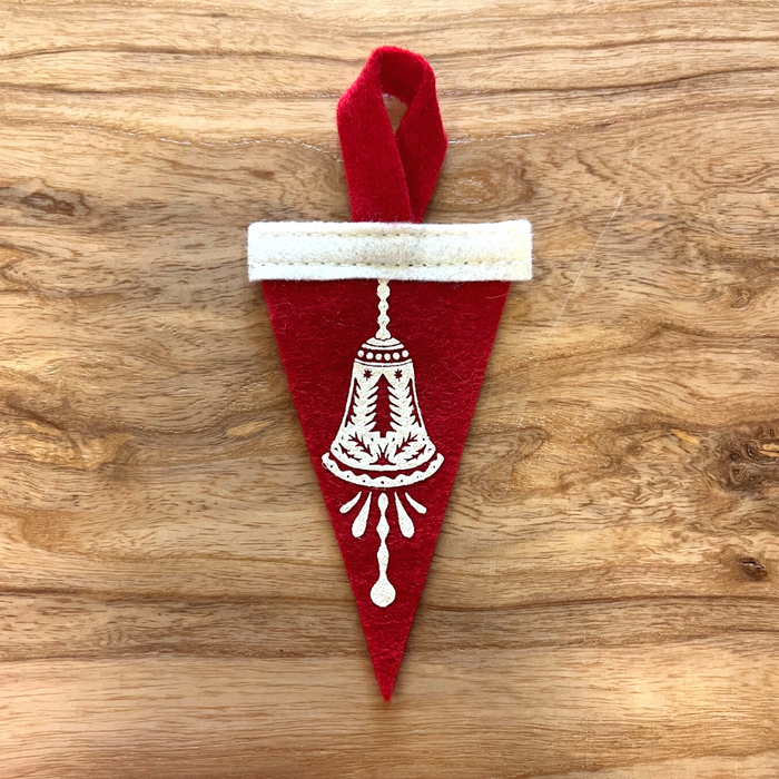 Mini Pennant Illustrated Ornament - 4 Styles