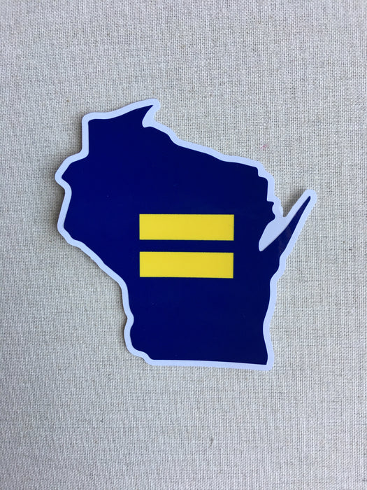 Human Rights Campaign Wisconsin Sticker