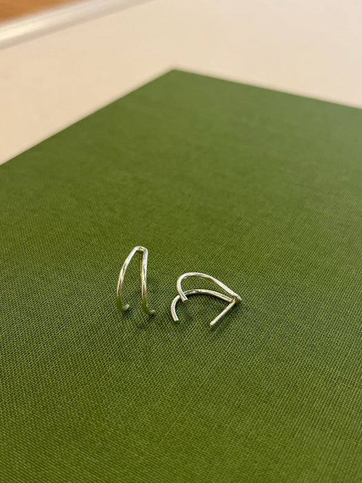 Wishbone Studs (14k Gold fill or Sterling Silver)