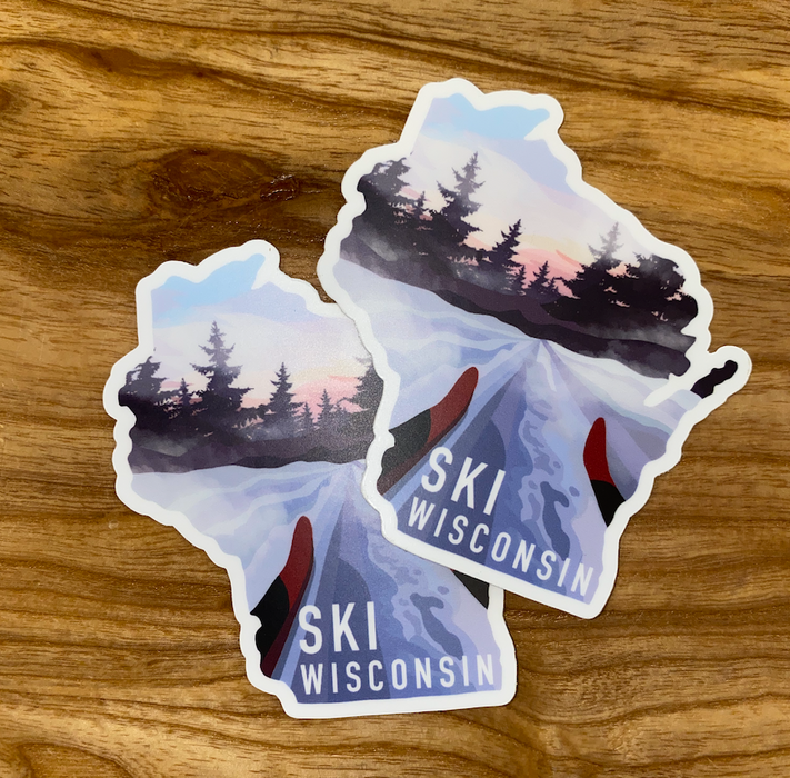 Ski Wisconsin Sticker