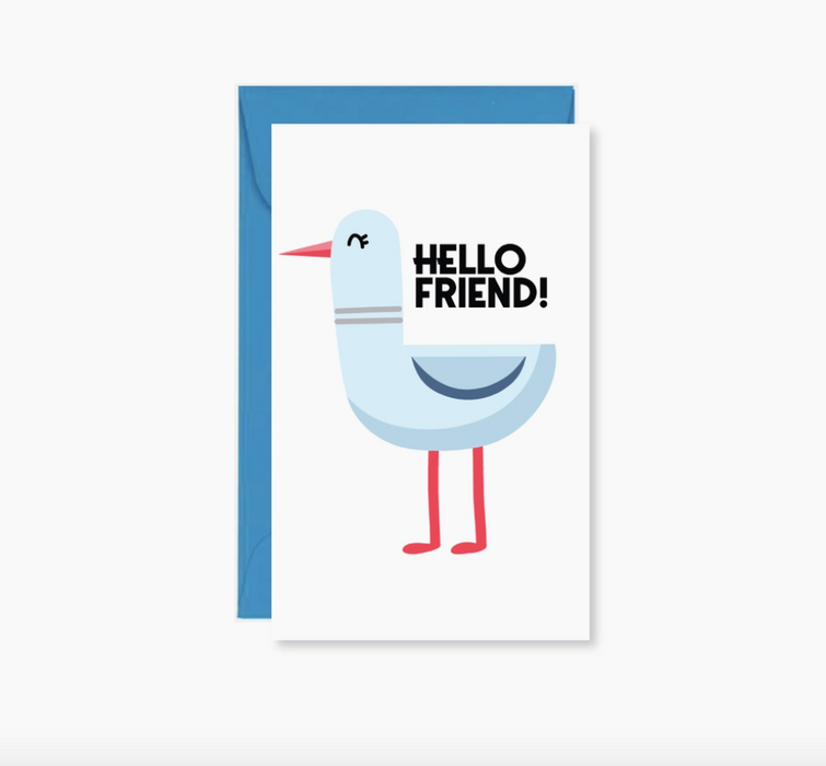 Hello Friend Mini Card