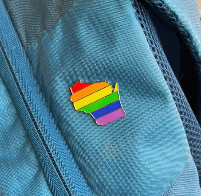 Wisconsin Pride Enamel Pin