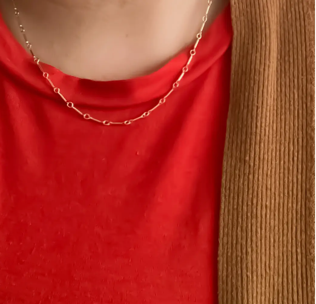 Simply Beautiful Bar Chain Necklace
