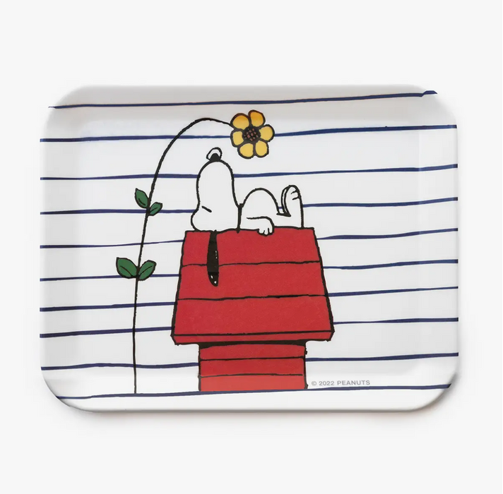 Snoopy Striped Tray