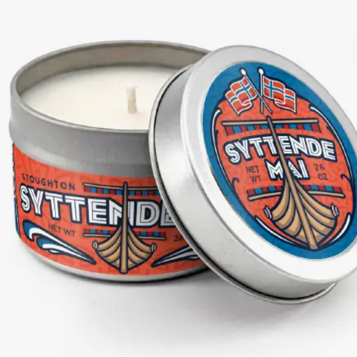Syttende Mai Travel Tin Candle
