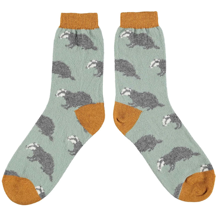 Badger Lambswool Ankle Socks
